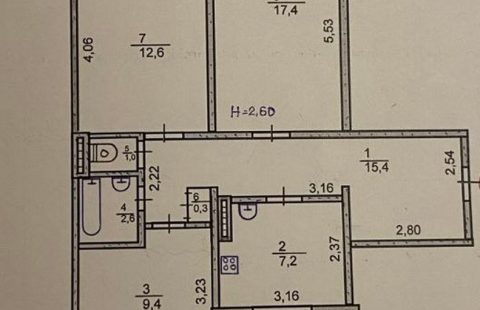 Продається трикімнатна квартира вул. Сергія Параджанова